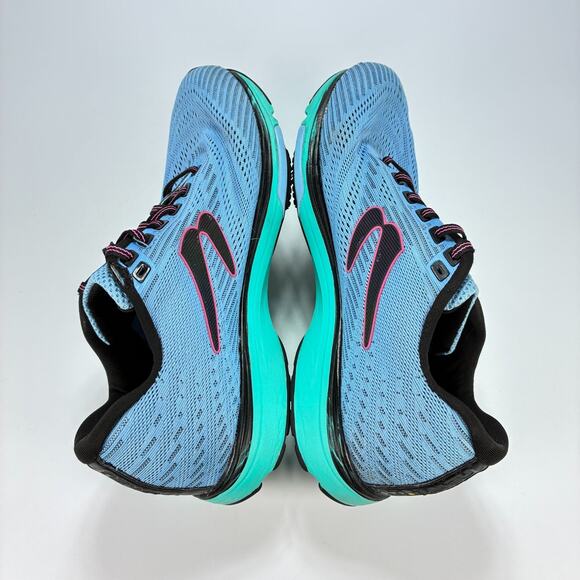 Newton Fate 10 Blue Aqua Lightweight Athletic Road Running Shoes Women’s Size 10 - Picture 7 of 11